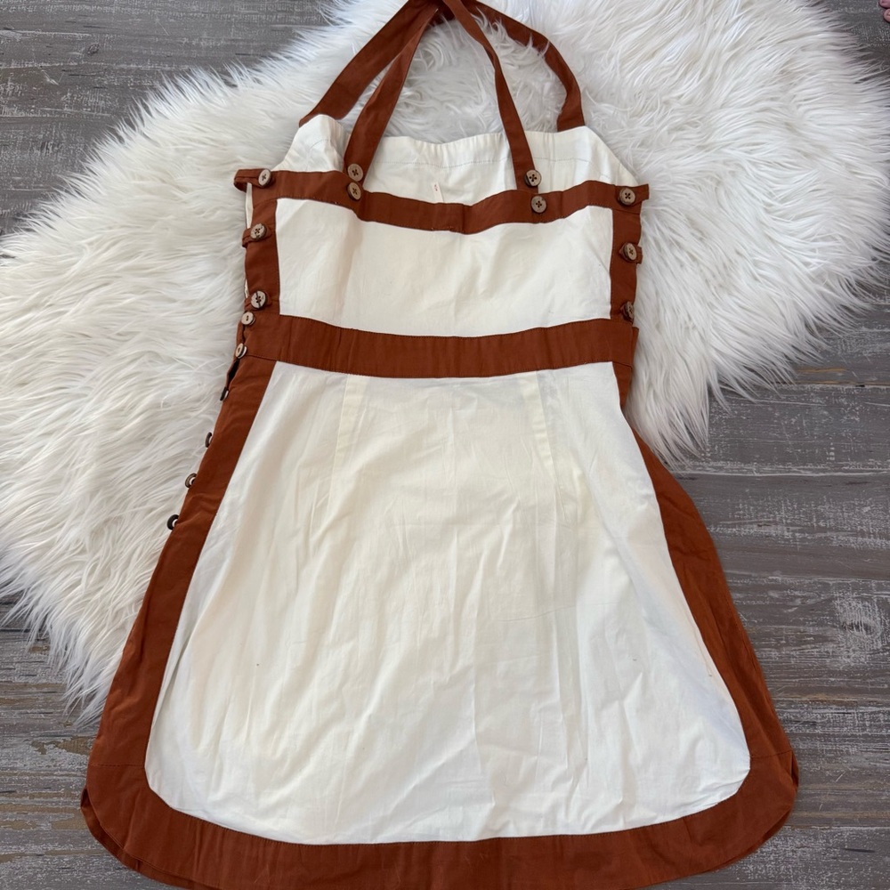Free People Vibin' High Mini Cutout Border Dress - Picture 7 of 7